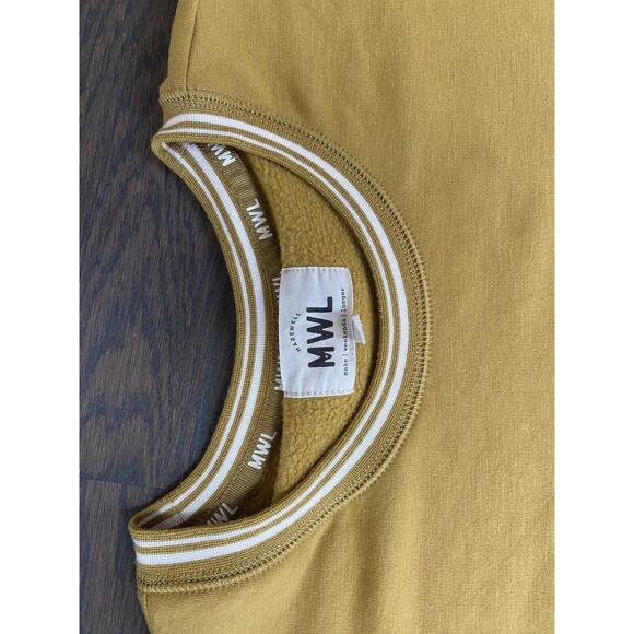 Madewell MWL Superbrushed Easygoing Ringer Sweatshirt~ XS - Picture 3 of 3